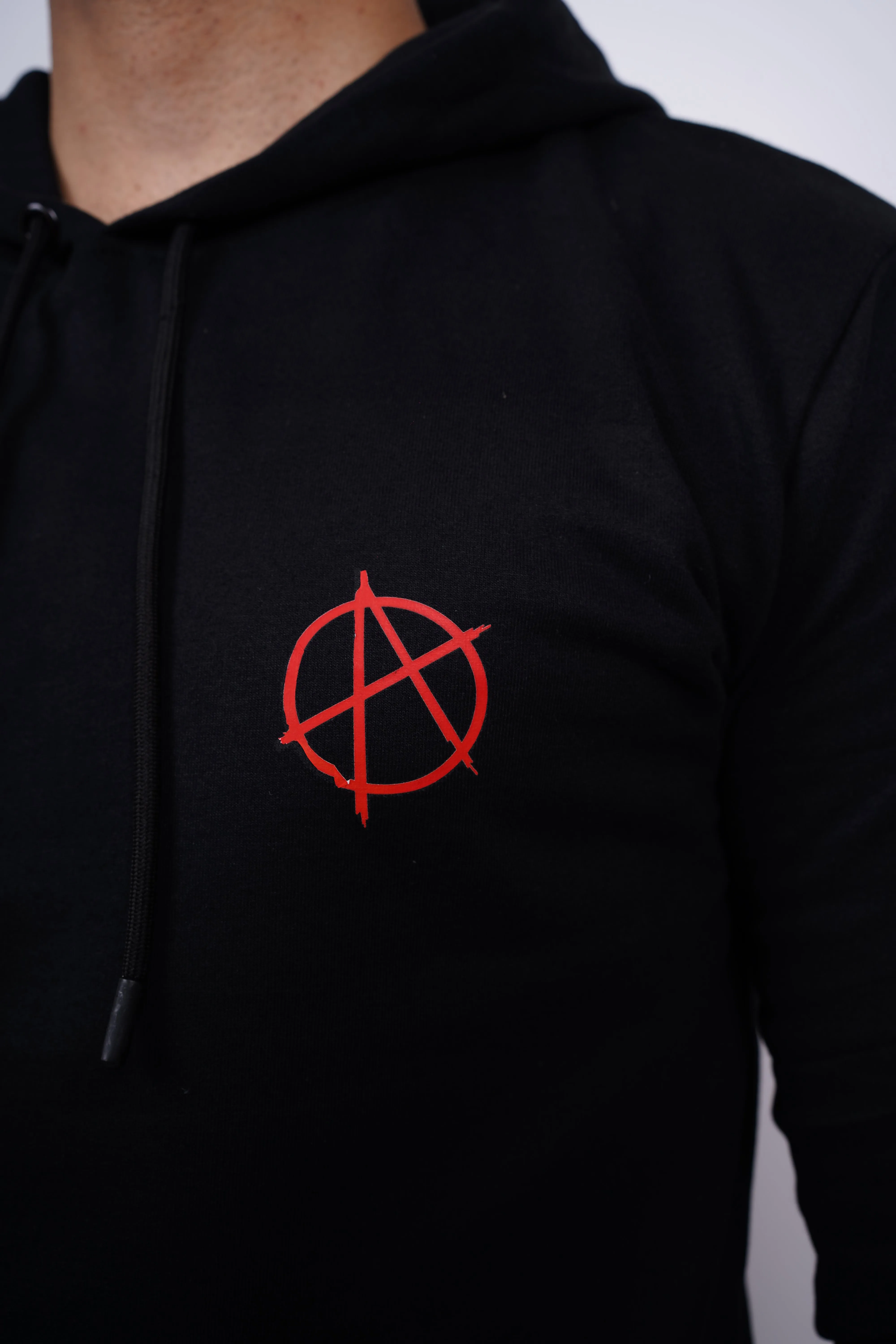 Alpha Relaxed Fit Black Hoodie For Men By DemonWear