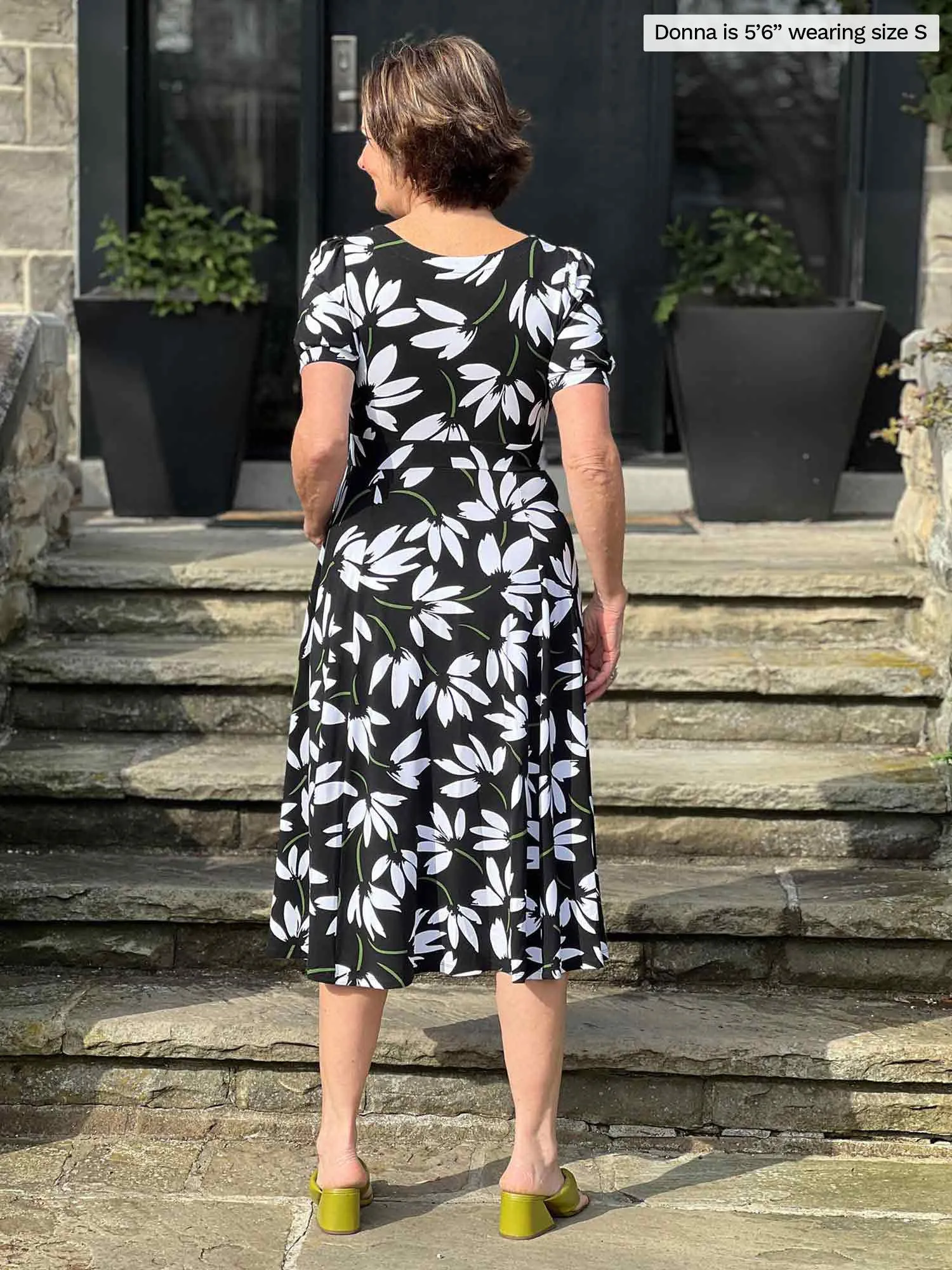 Anika puff sleeve midi dress - FINAL SALE