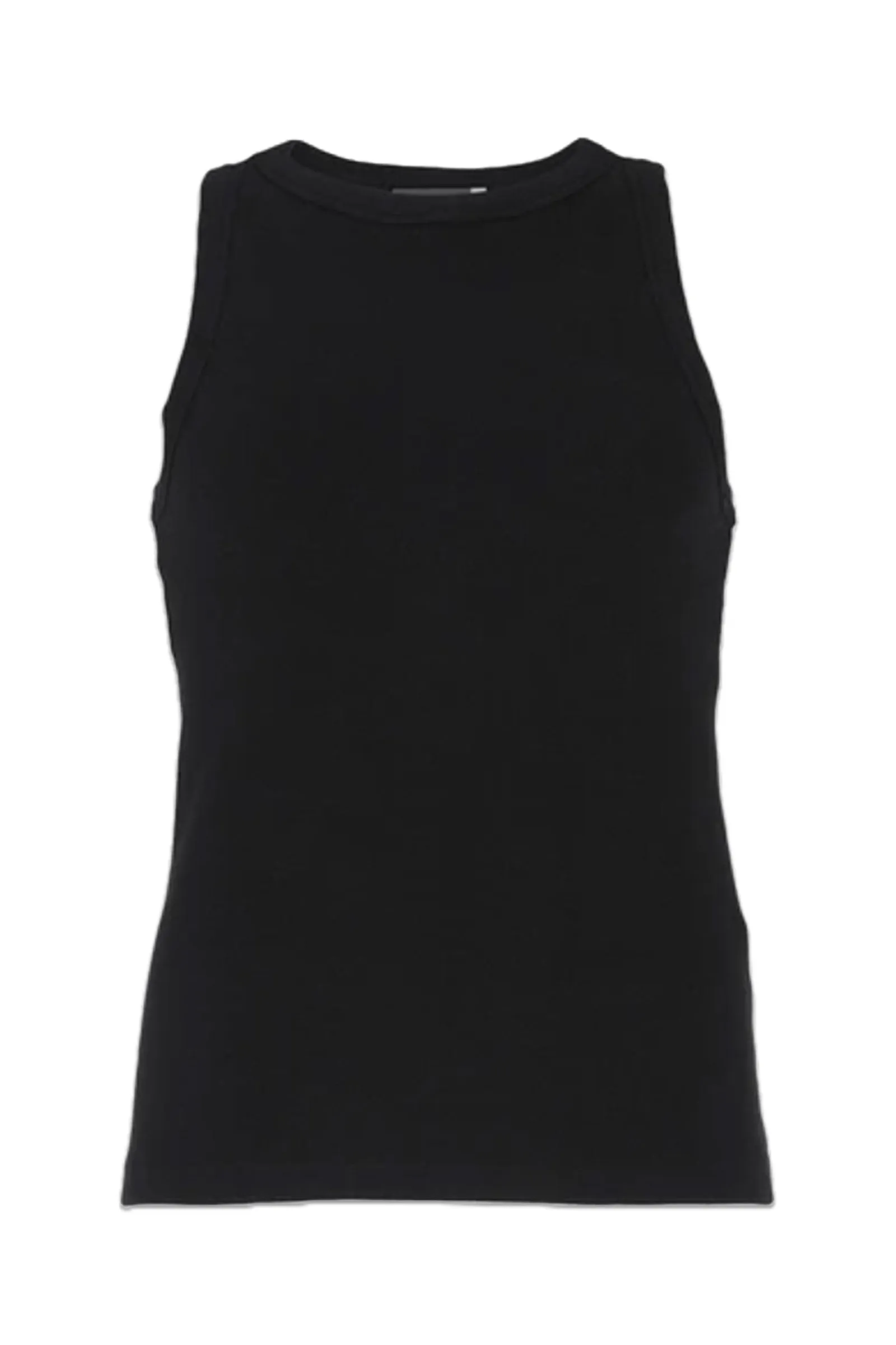 Black High Neck Vest