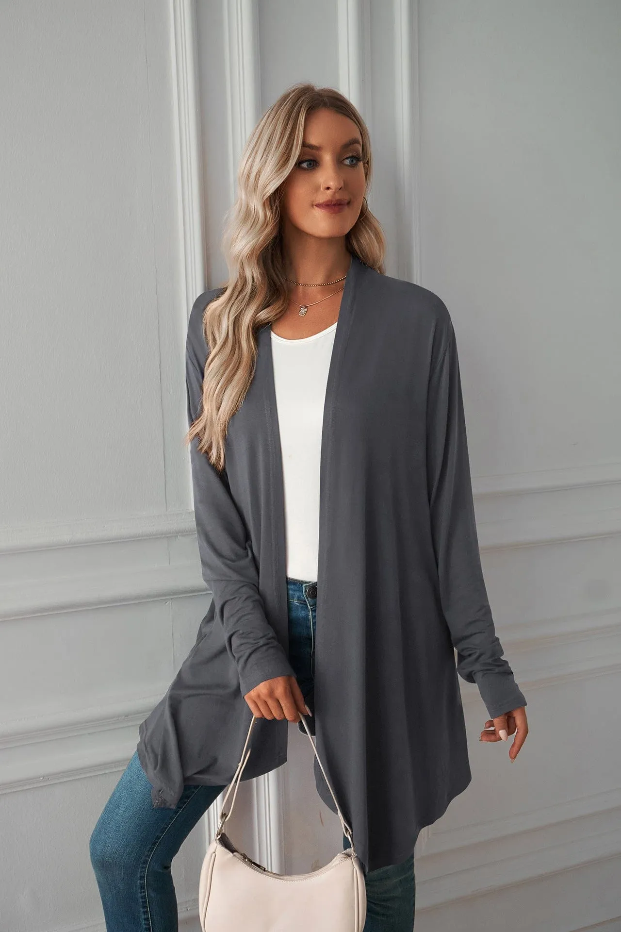 Brown, Cream and Gray Plaid Shirt Jacket