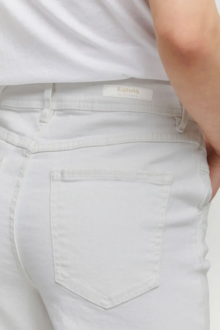Byoung Bykato Wide Leg Jeans Off White