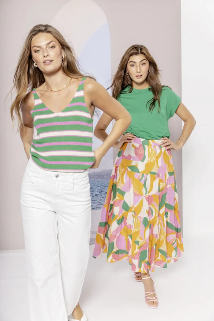 Byoung Bykato Wide Leg Jeans Off White
