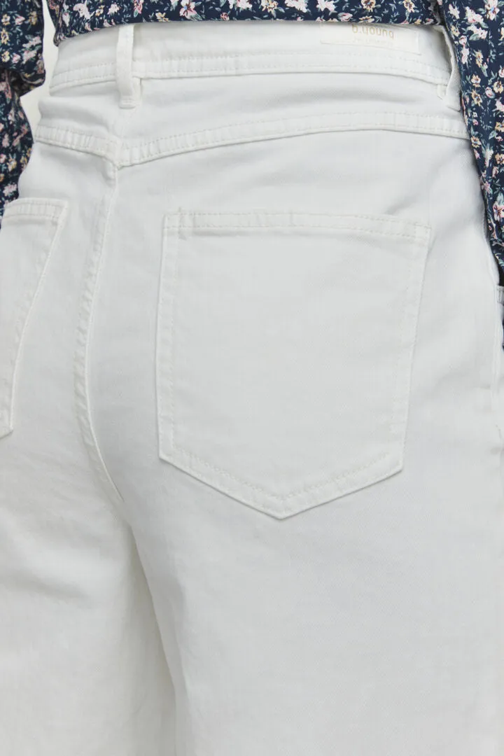 Byoung Bykato Wide Leg Jeans Off White