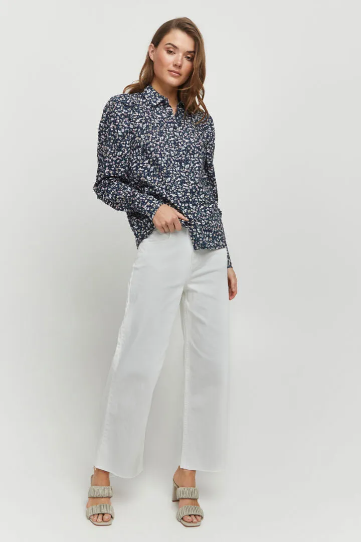 Byoung Bykato Wide Leg Jeans Off White