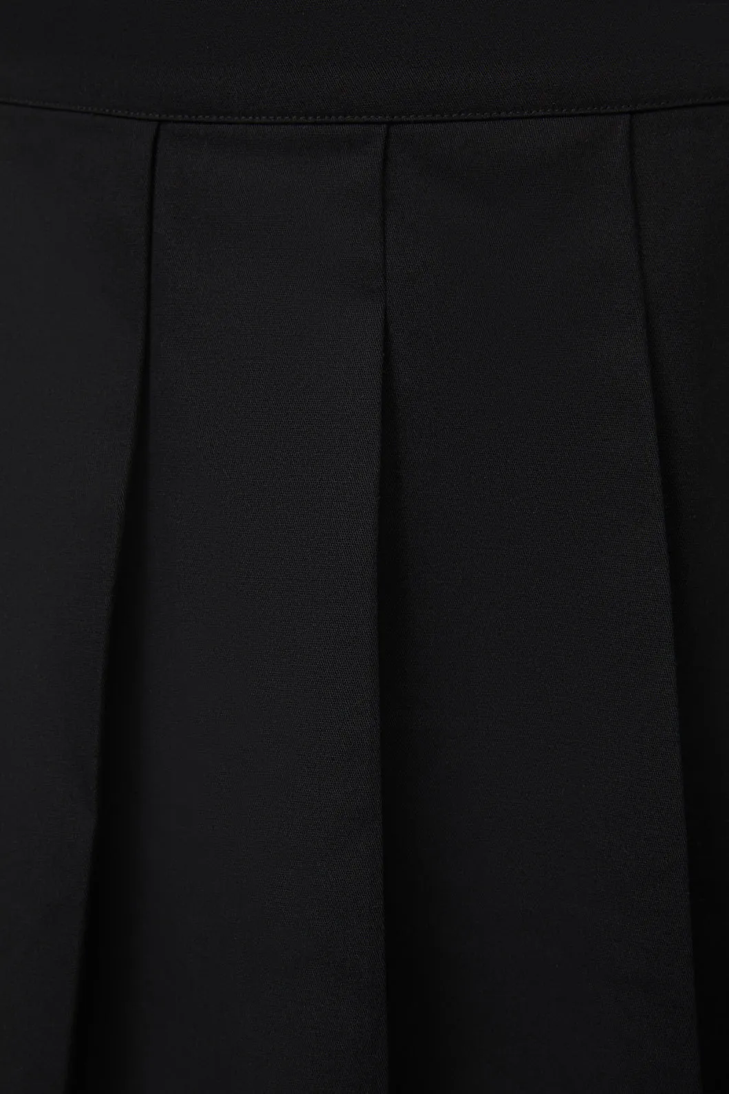 Curve Grave Respect Pleated Skirt