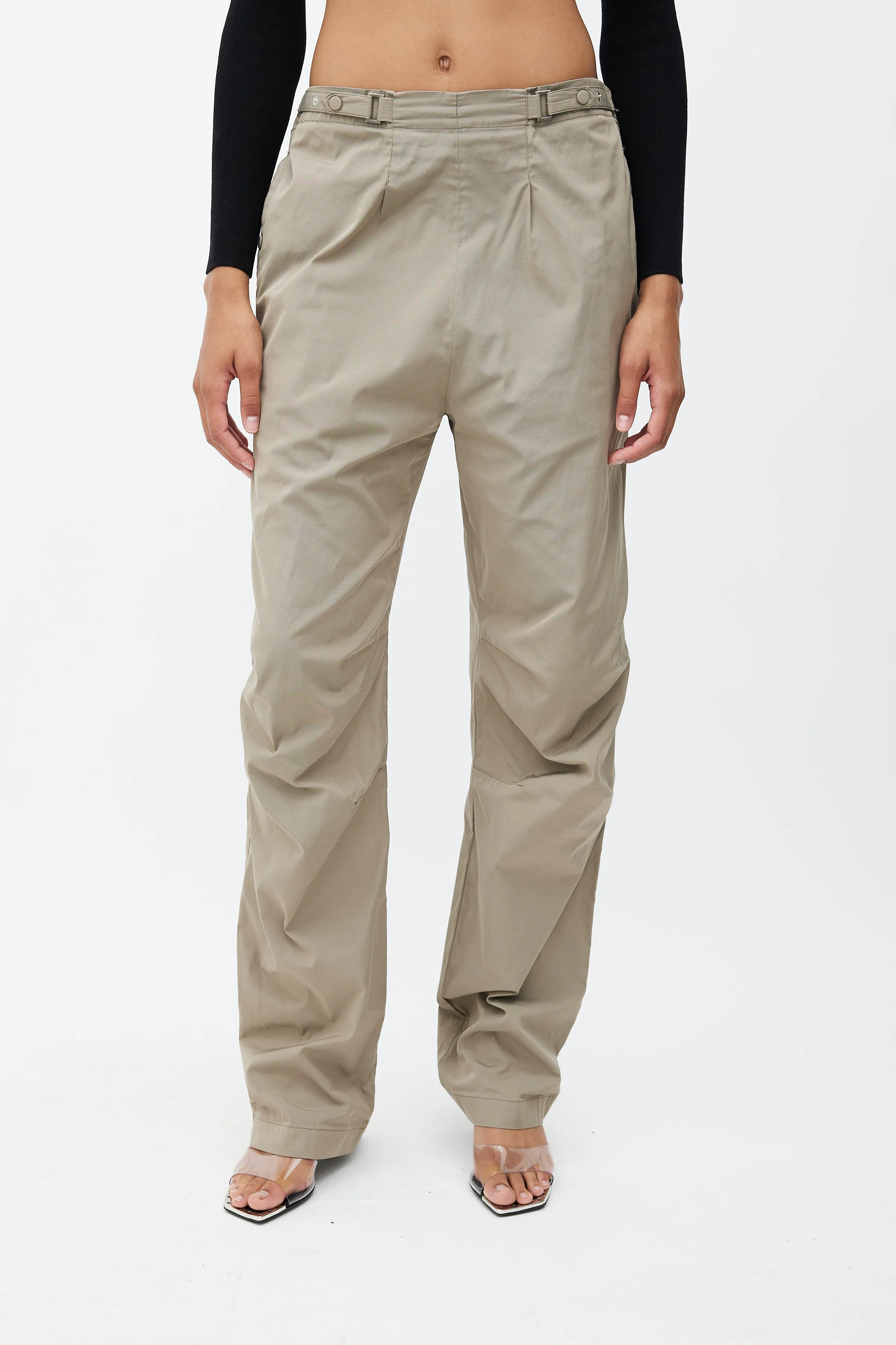 Green Wide Leg Trouser