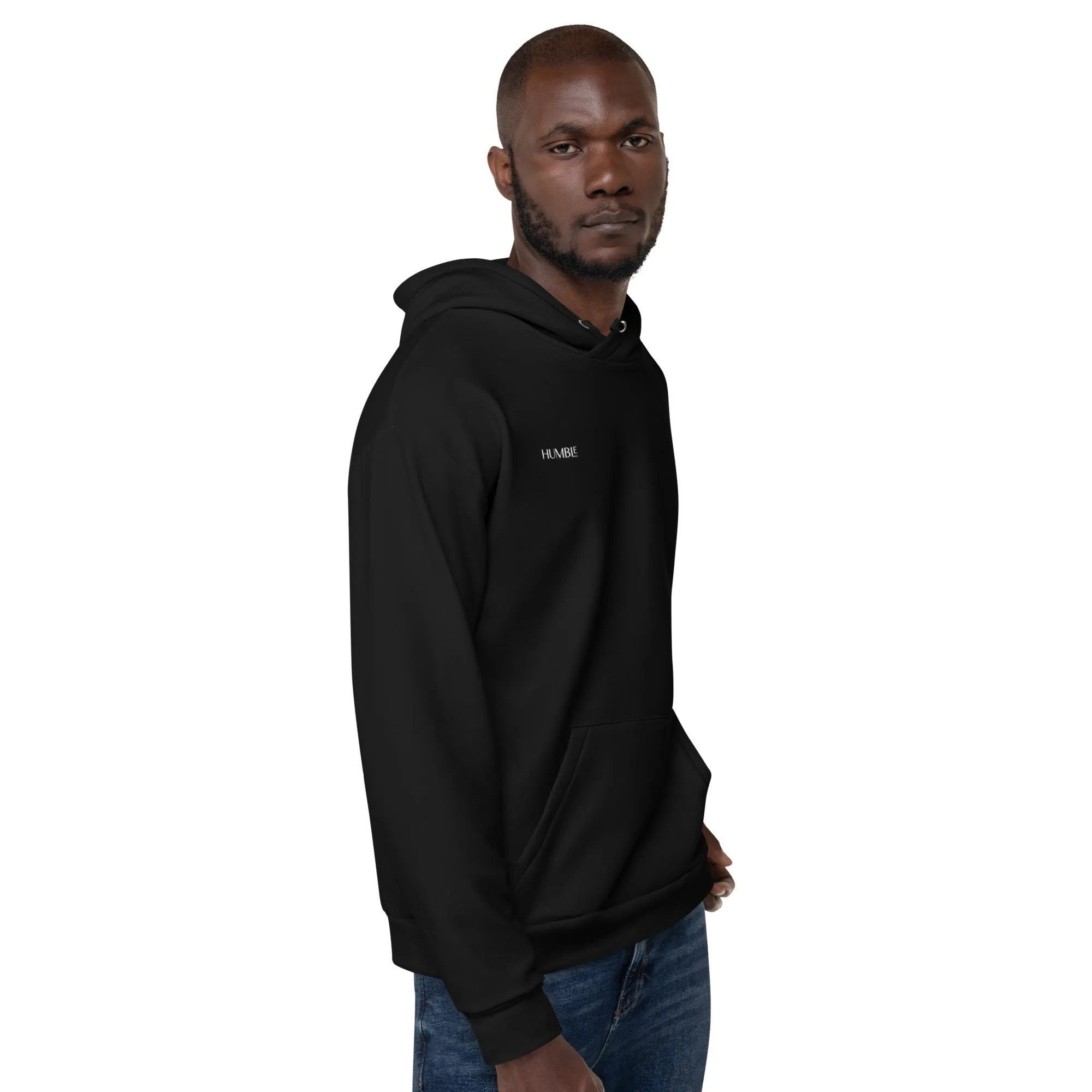 Humble Sportswear™ Black Relaxed Fit Hoodie