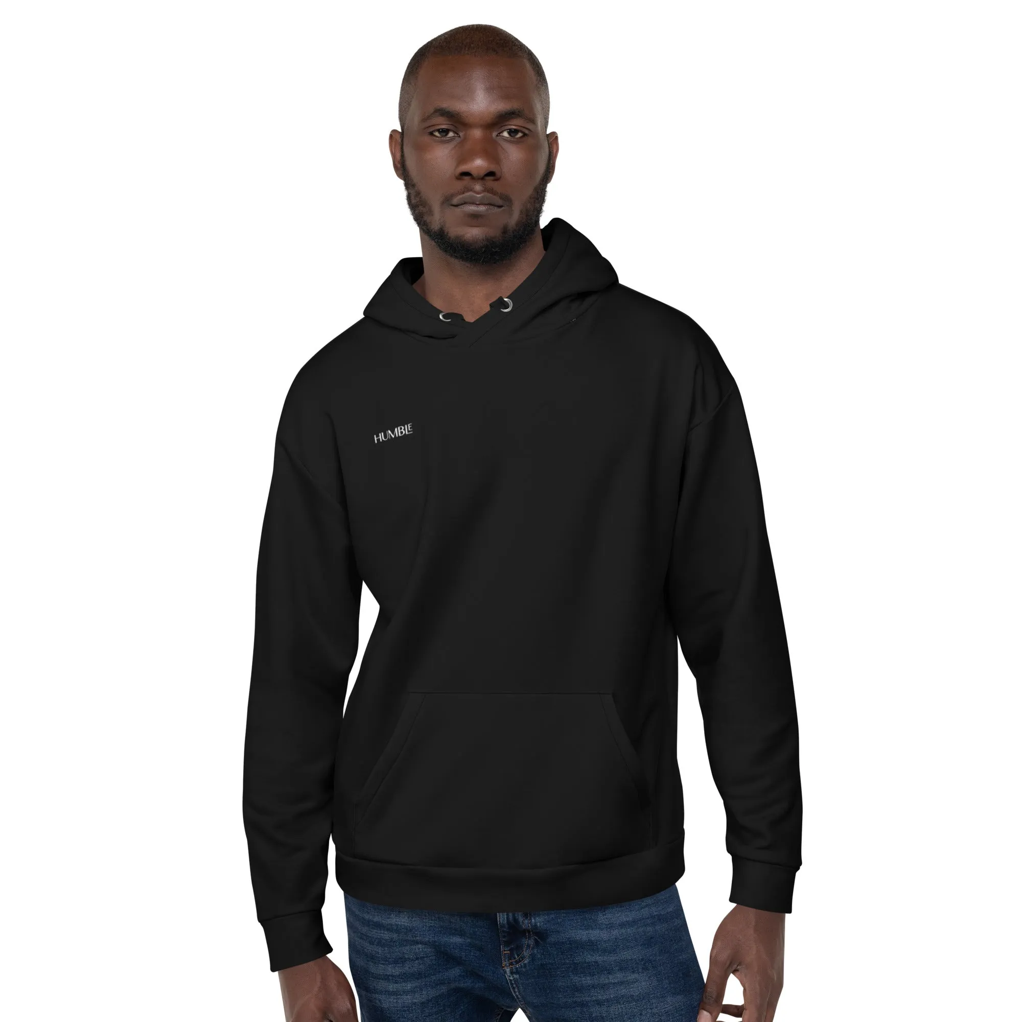 Humble Sportswear™ Black Relaxed Fit Hoodie