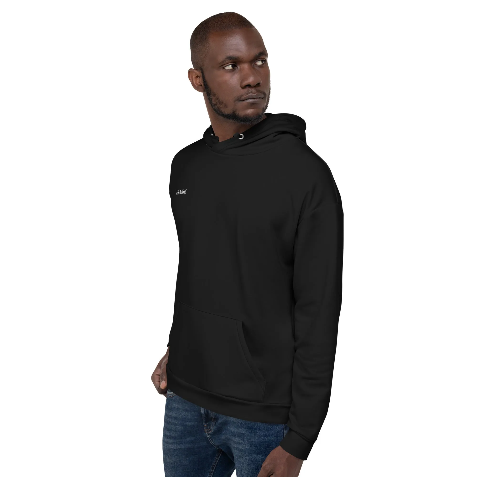 Humble Sportswear™ Black Relaxed Fit Hoodie