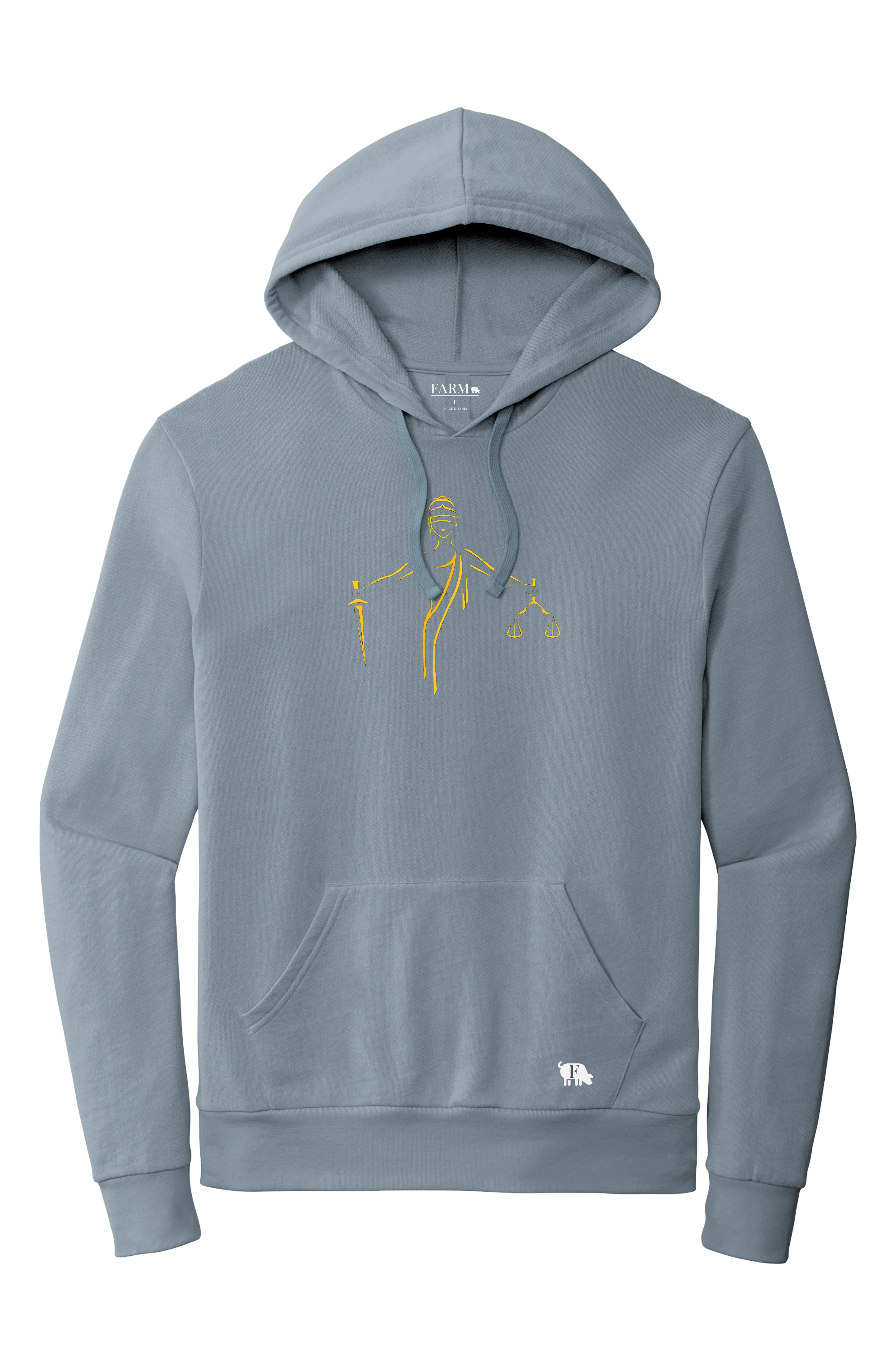 Lady Justice Lazy Comfort Hoodie Adult