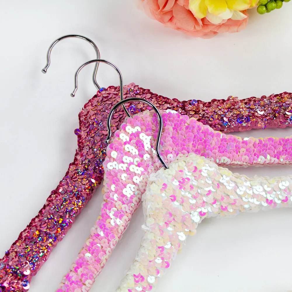 Light Pink Sequin Hanger