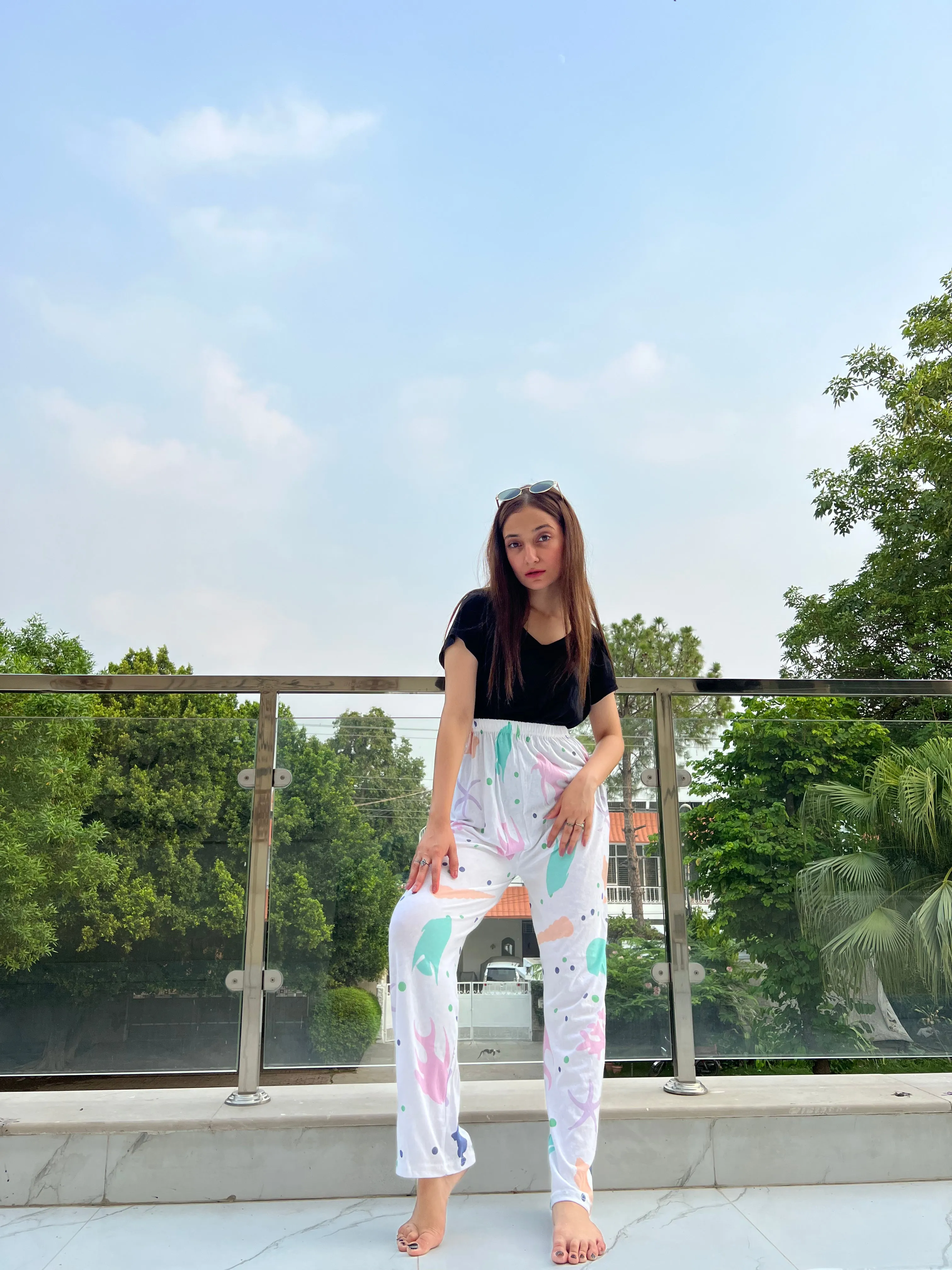 Luxe Cotton Trousers - Underwater