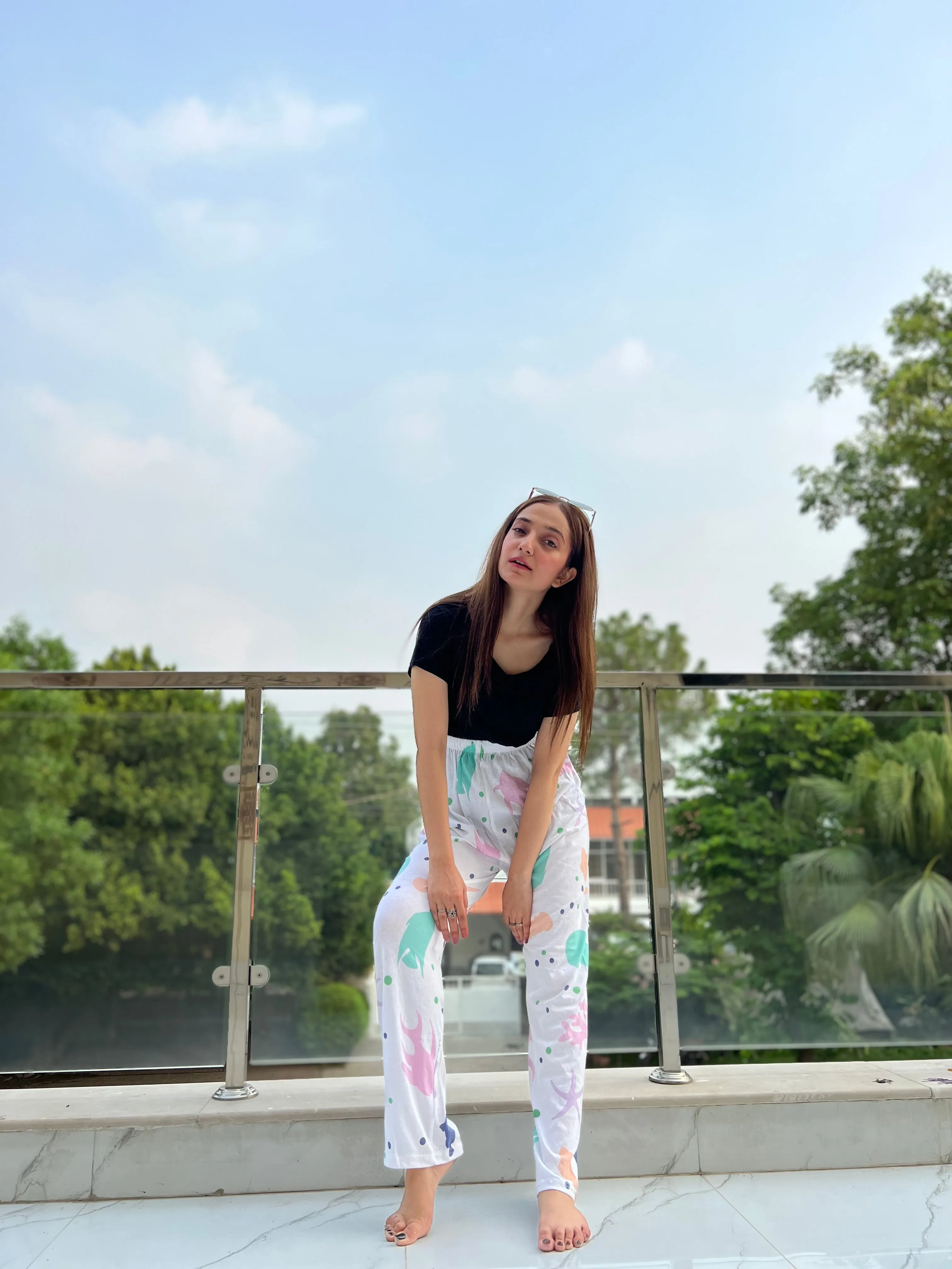 Luxe Cotton Trousers - Underwater