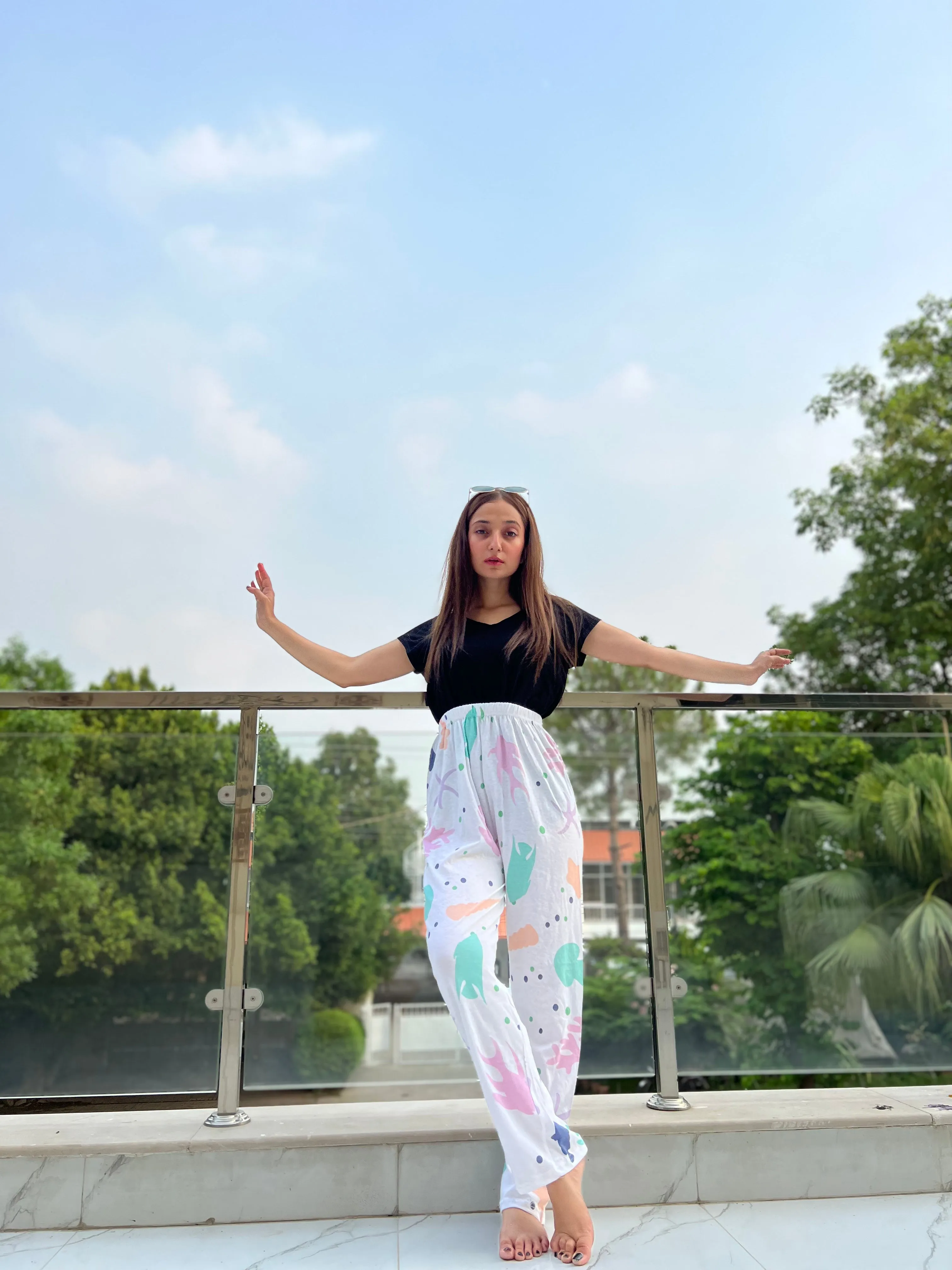 Luxe Cotton Trousers - Underwater