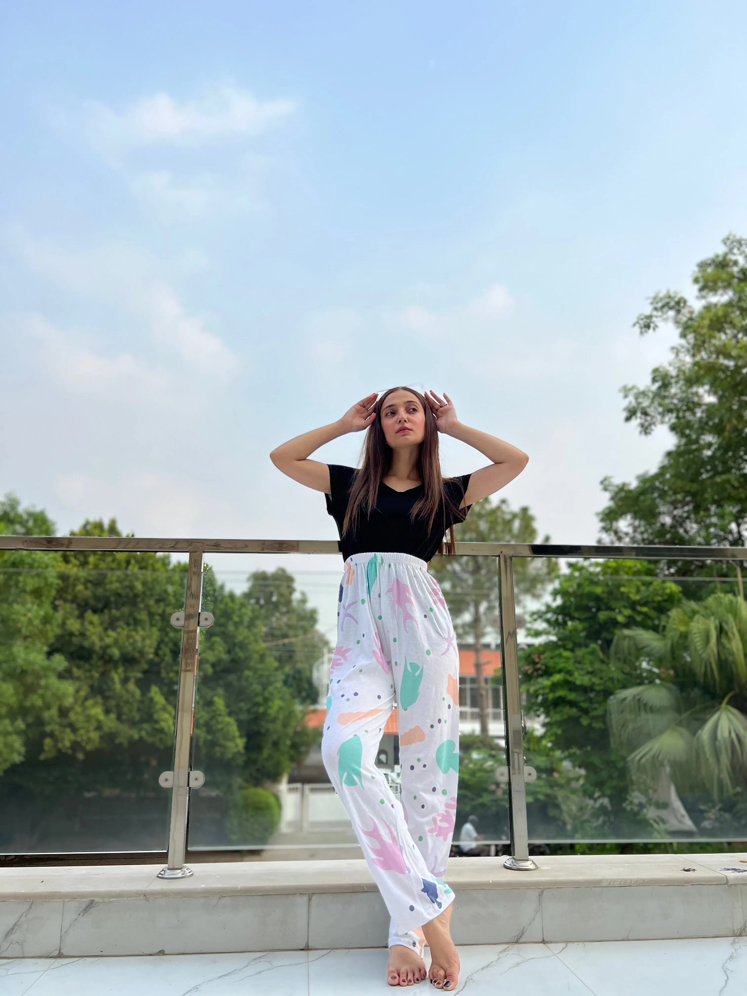 Luxe Cotton Trousers - Underwater