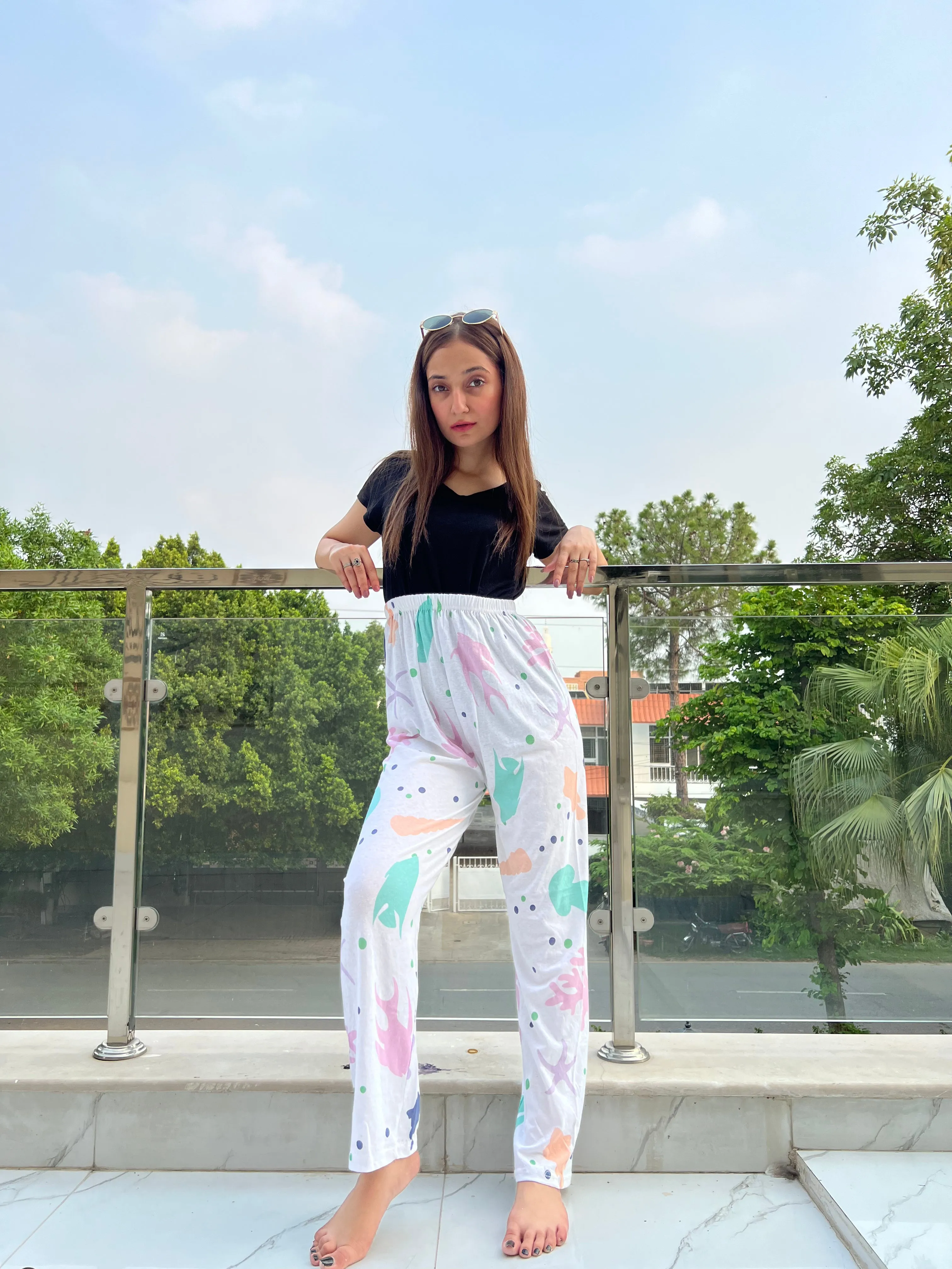 Luxe Cotton Trousers - Underwater
