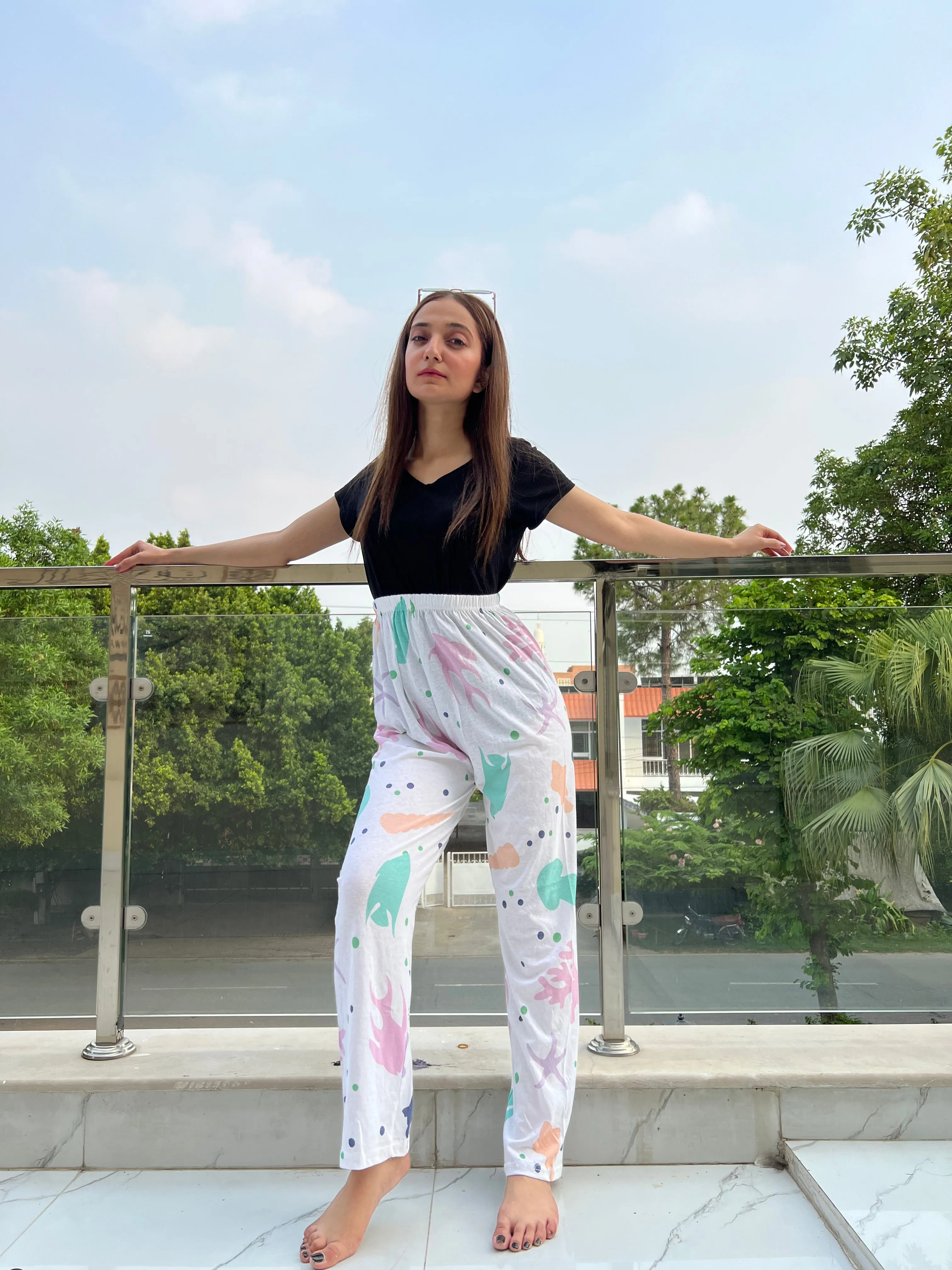 Luxe Cotton Trousers - Underwater