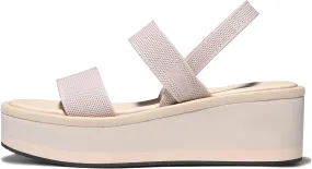 MeiLuSi Women's Platform Wedges Sandals Comfortable Walking Sandals Elastic Strap Comfy Wedges 2025 Spring Summer Casual Shoes Slip On