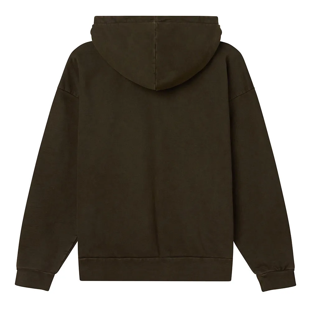 OBEY LOWERCASE PIGMENT ZIP HOOD // PIGMENT ROSIN