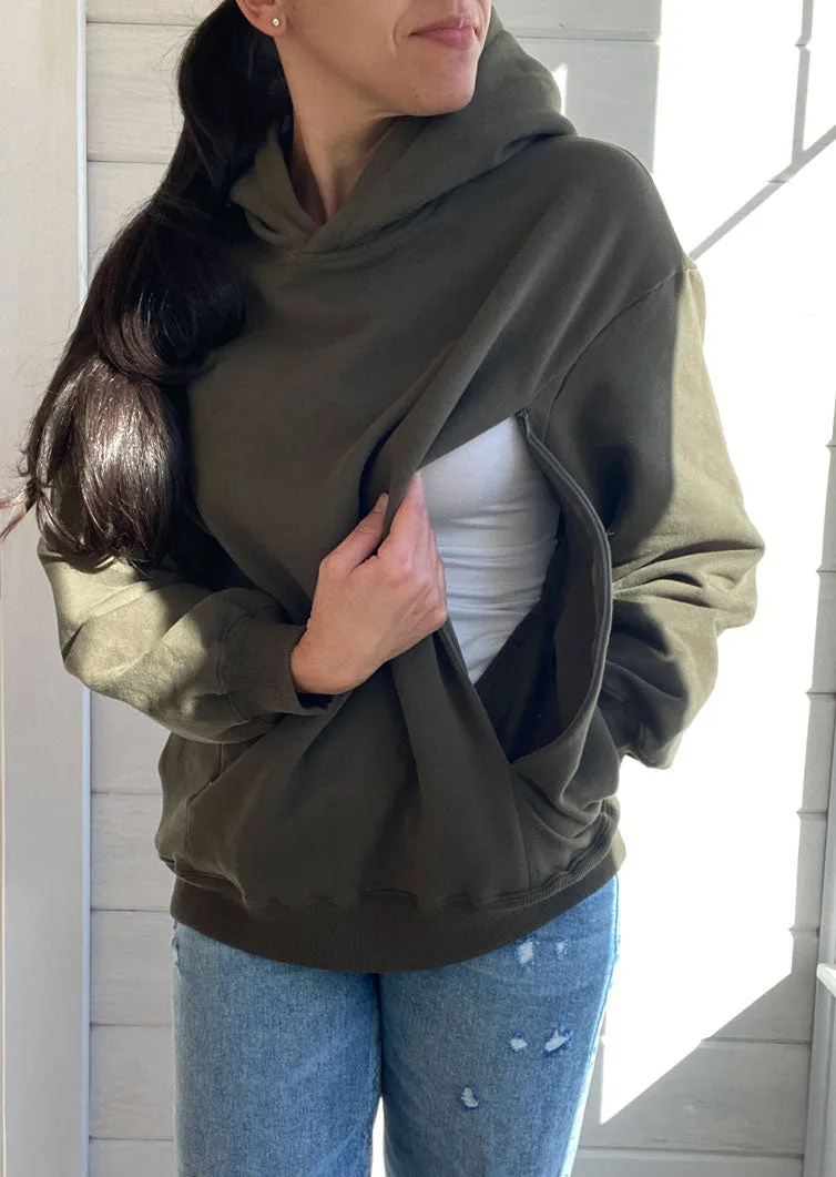 Reindeer Bow Sequins Hooded Sweatshirt