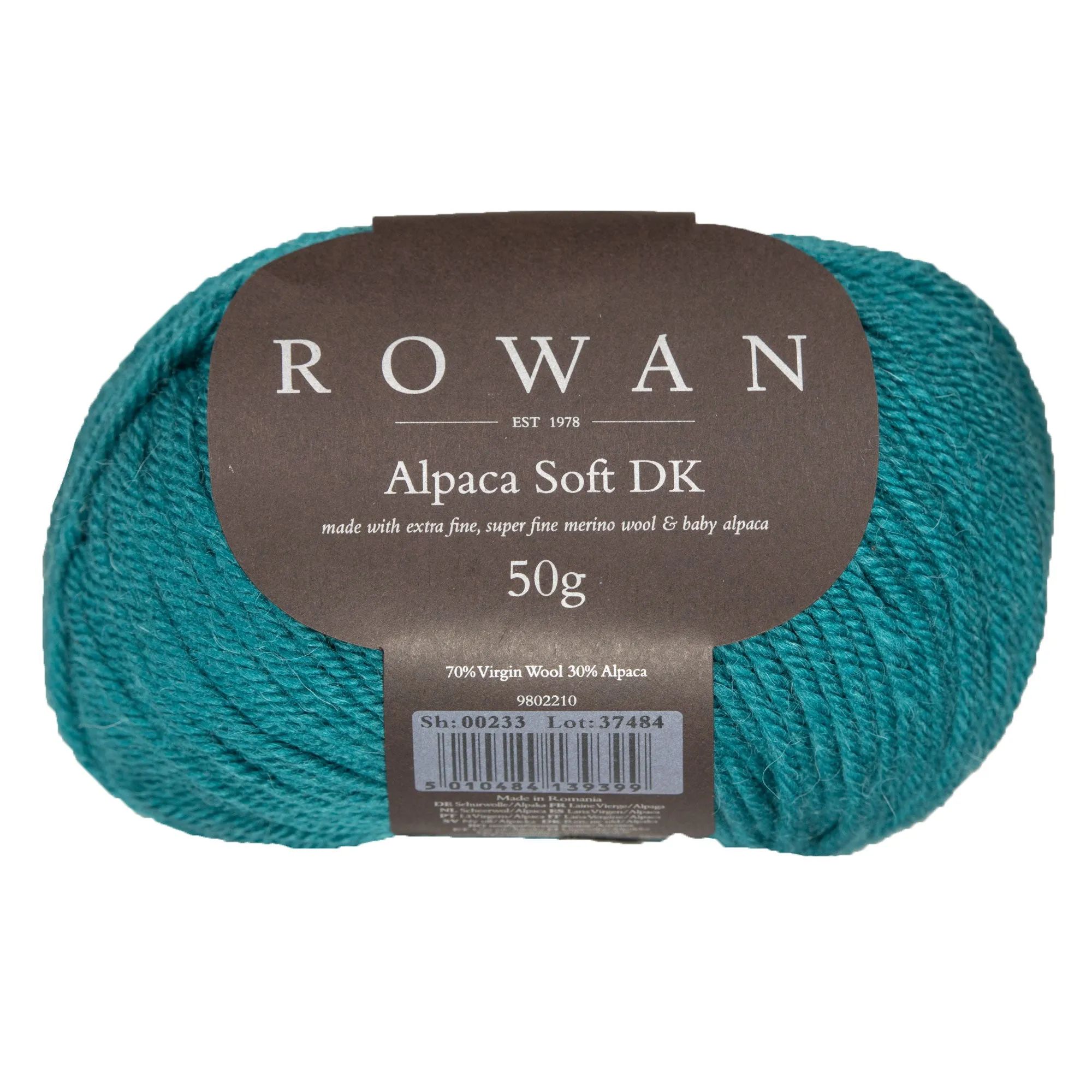 Rowan Alpaca Soft DK Yarn - 233 Verdigris