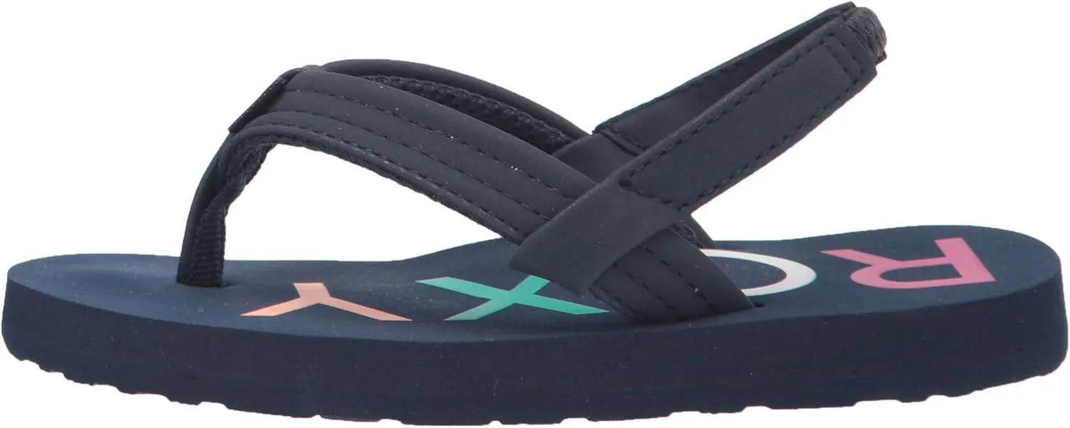 Roxy Girl's Toddler Vista 3 Point Sandal Flip-Flop