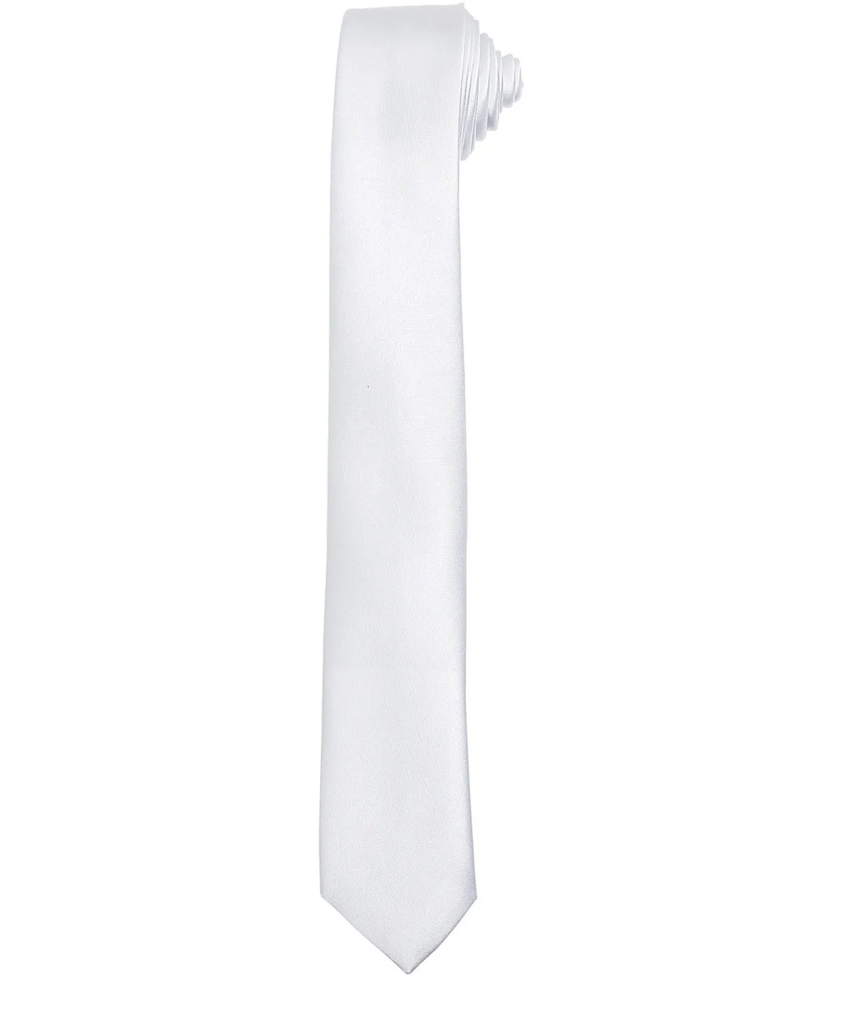 Slim tie | White