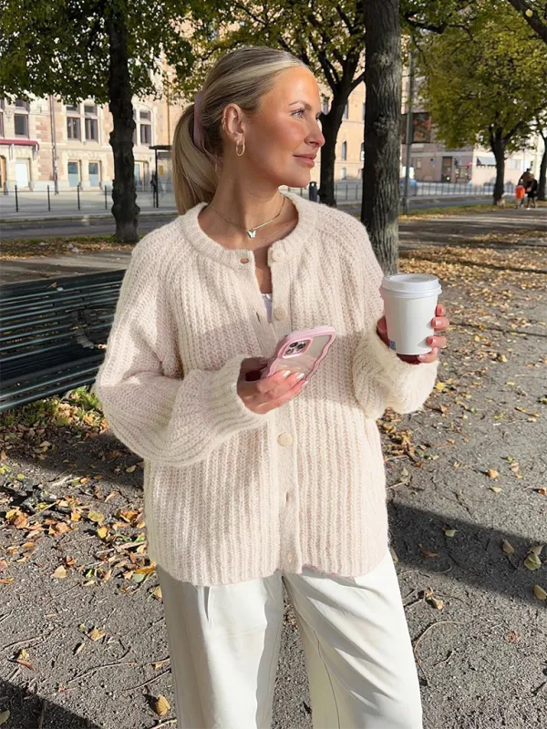 Soft Pink Cardigan