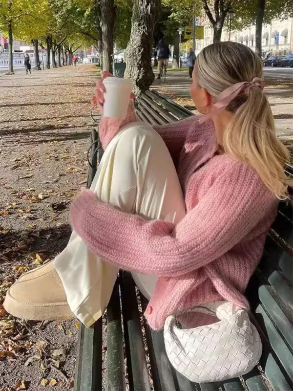Soft Pink Cardigan