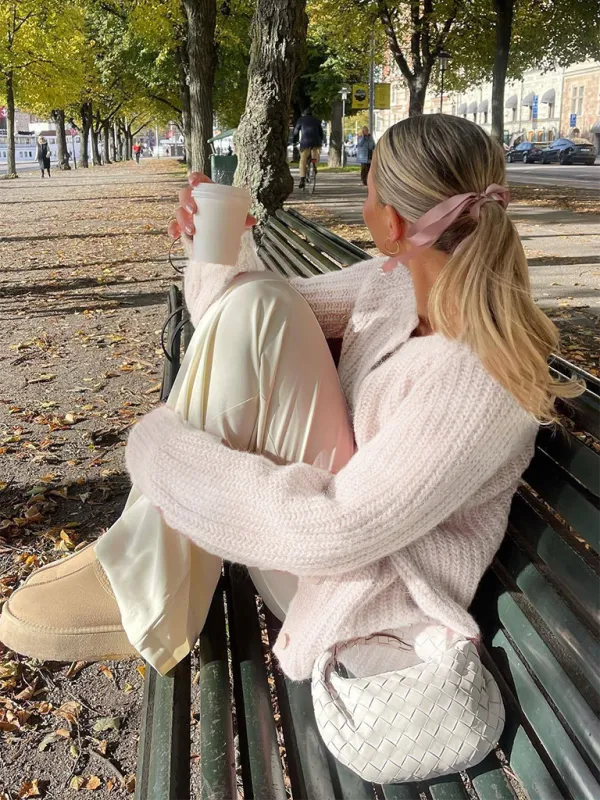 Soft Pink Cardigan