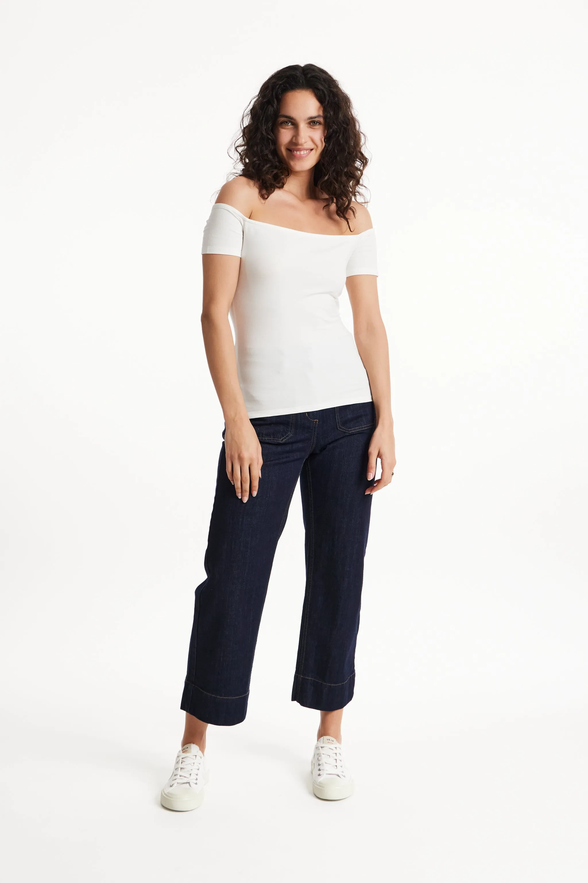 Uma Top in Eco white