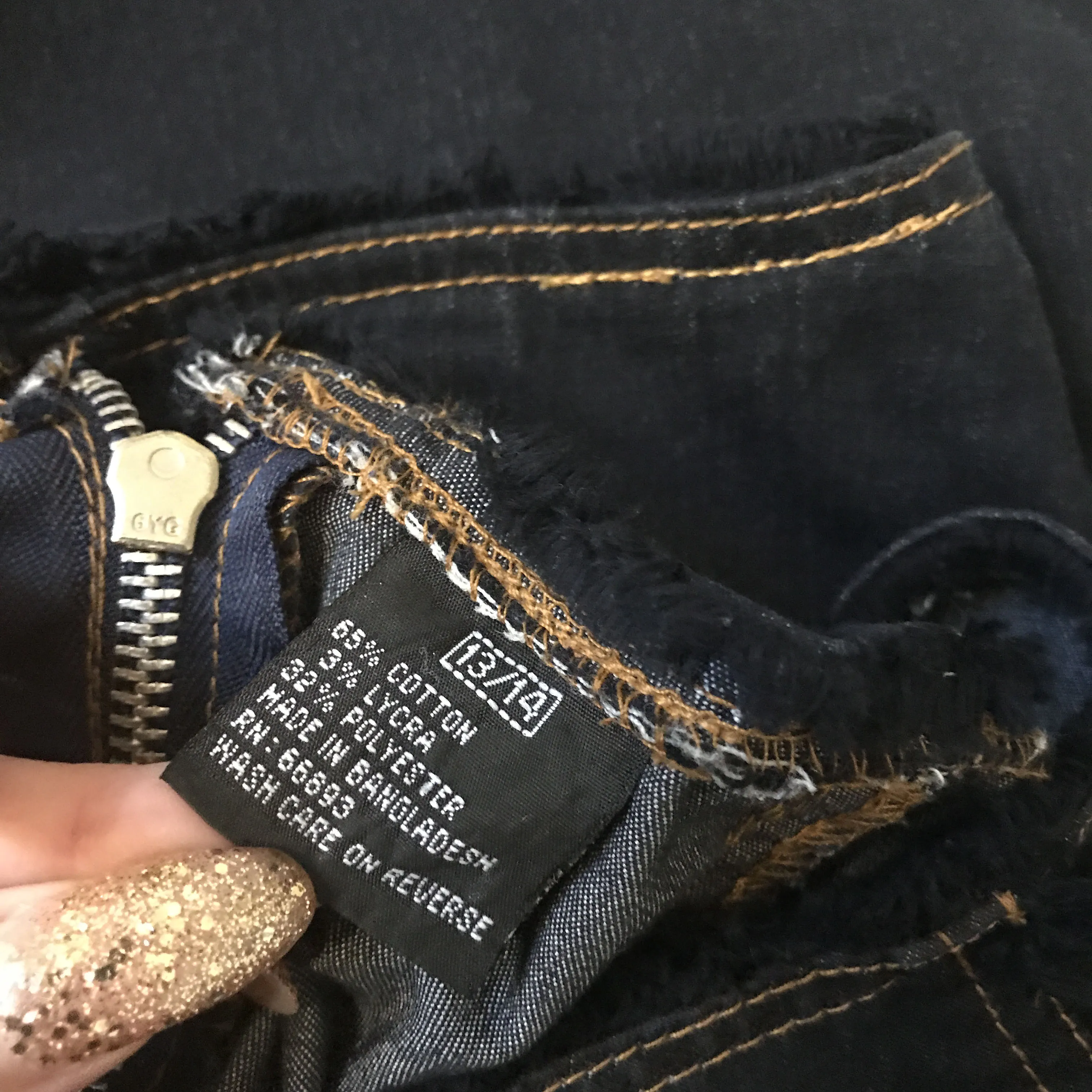 Vintage 1980s Deconstructed Pleated Denim Skirt
