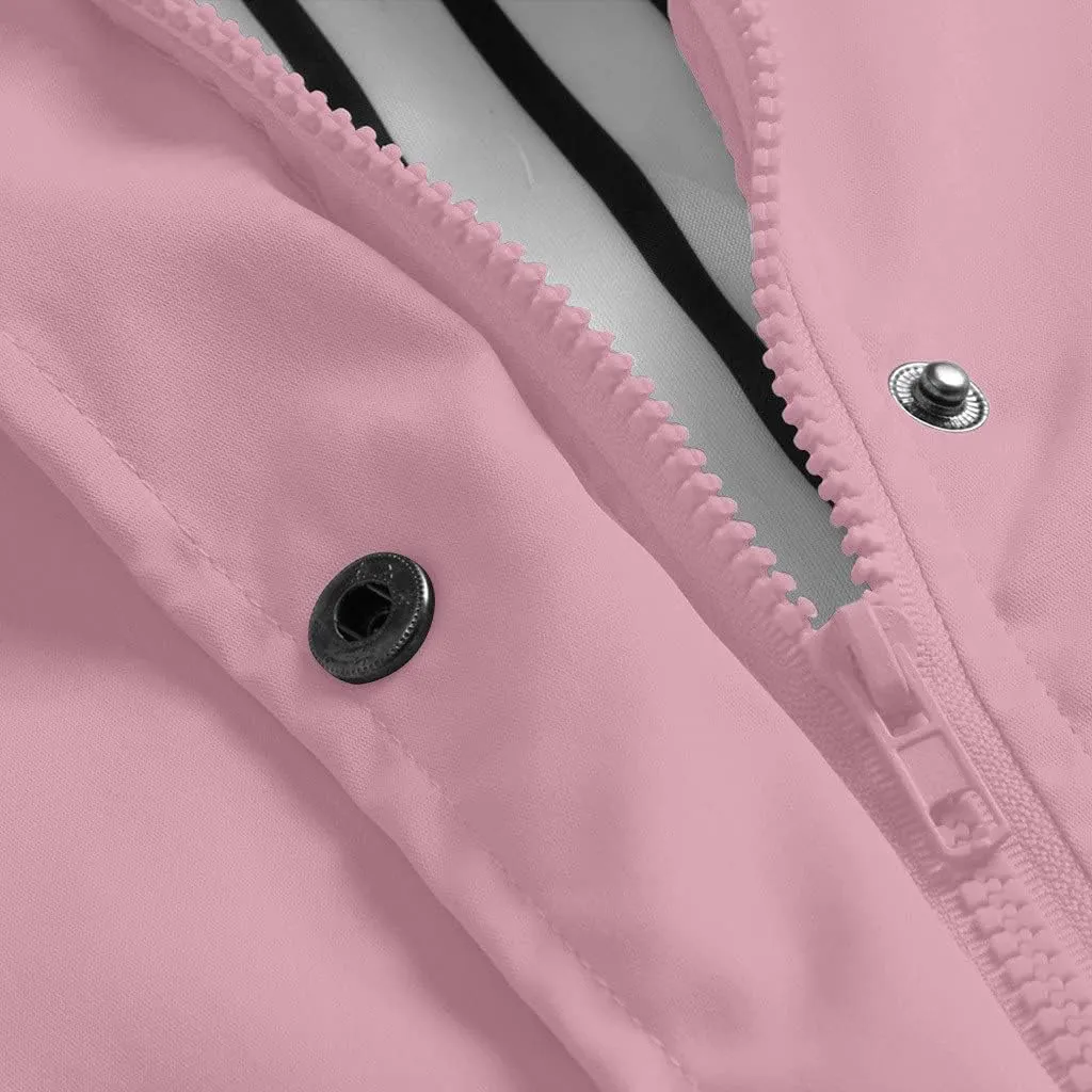 Womens Light Weight Rain Coats Raincoat Dressy Outdoor 2025 Fall Overcoat Windbreaker Jacket with Hood