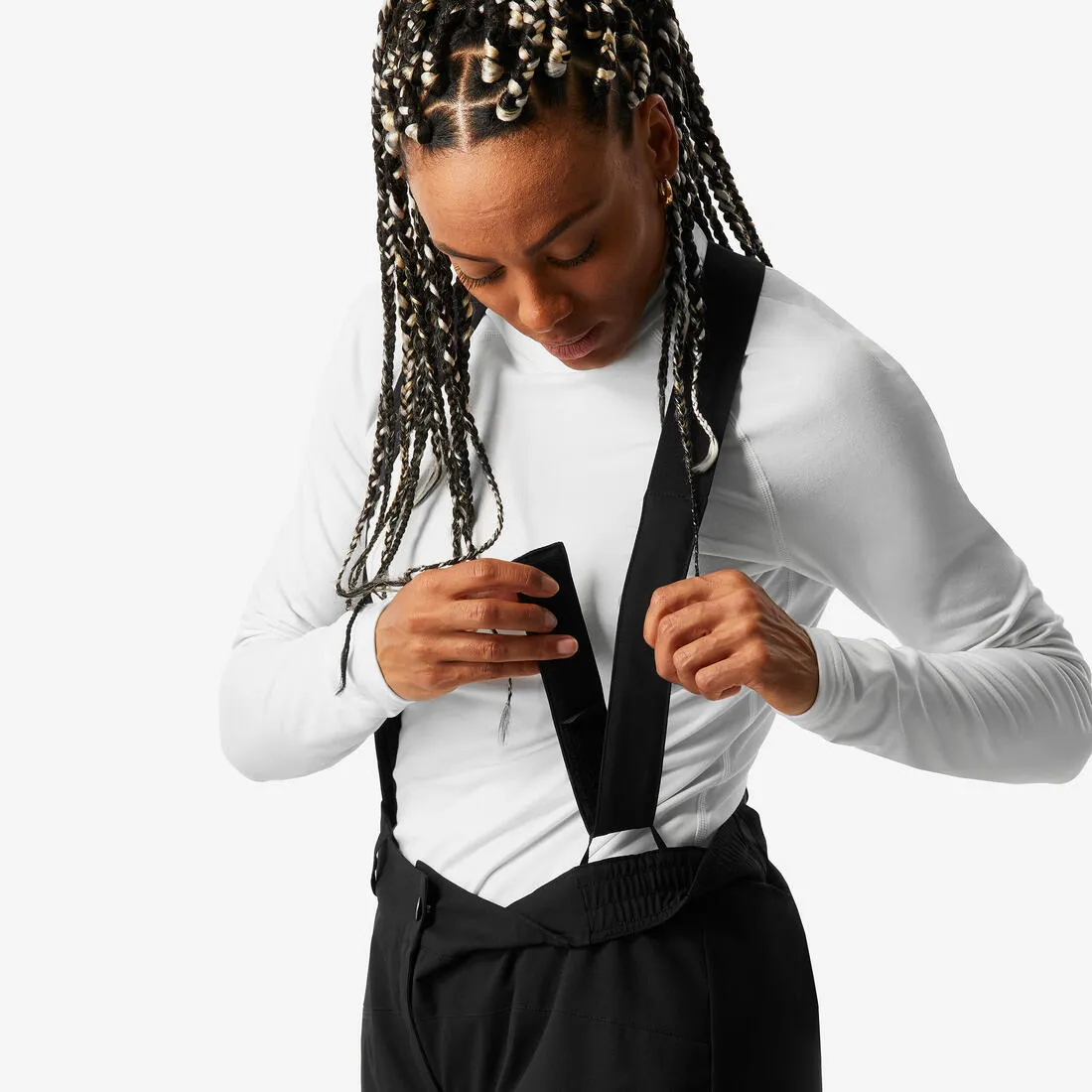 Women's warm and comfortable snowboard trousers, SNB 100